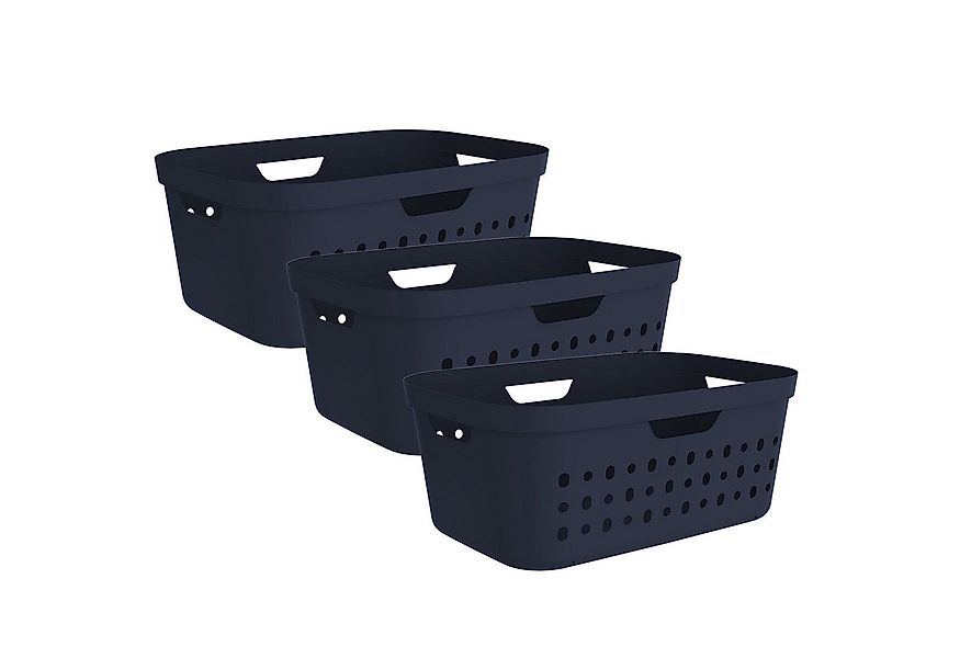 ROTHO Wäschekorb (Wäschekorbset, 3er-Set) günstig online kaufen