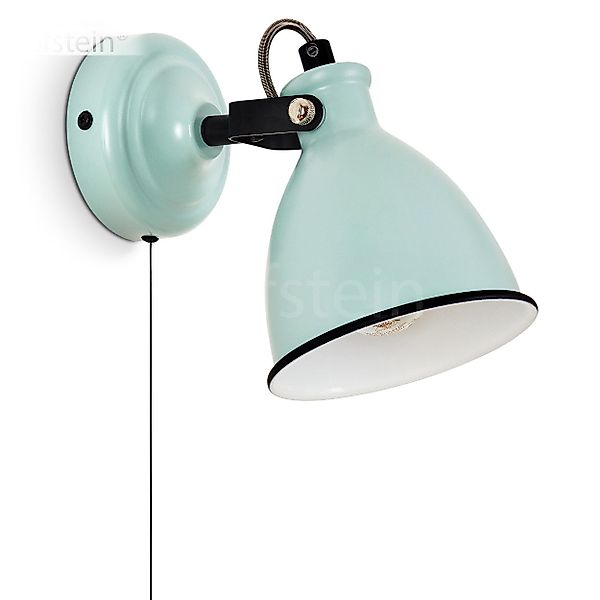 hofstein Wandleuchte »Spadacenta« Wandlampe, Metall, Türkis günstig online kaufen