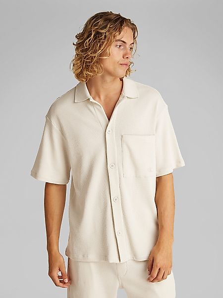 Calvin Klein Jeans Kurzarmhemd CHUNKY WAFFLE günstig online kaufen