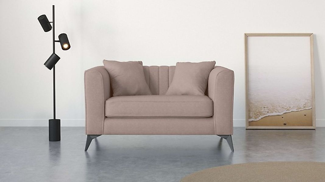 Places of Style Loveseat »MATTHEW Loungesessel, Maße B/T/H: 130/86/74 cm«, günstig online kaufen