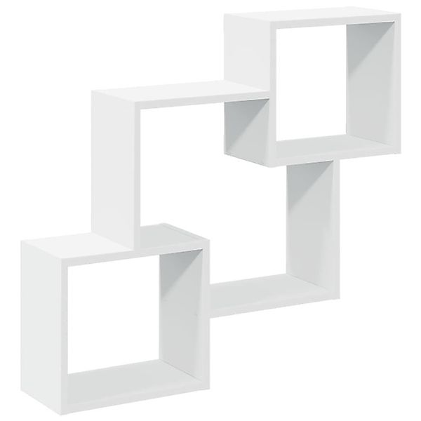vidaXL Regal Wandschrank 78x18x71 cm Weiß günstig online kaufen