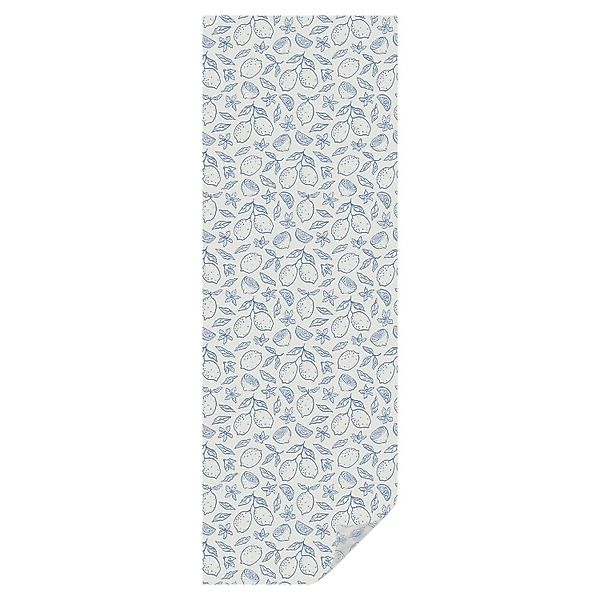 Tulup Buntglasfolie Zitronenmuster Fensterfolie Buntglas 50x146 cm Weiß Fen günstig online kaufen