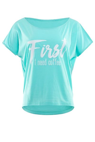 Winshape Oversize-Shirt "MCT002 ultra leicht" mit weißem Glitzer-Aufdruck günstig online kaufen