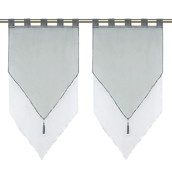 Delien Scheibengardine Lydia (2 St), Schlaufen, günstig online kaufen