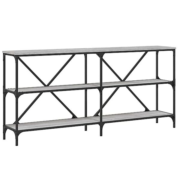 vidaXL Beistelltisch Konsolentisch Grau Sonoma 160x30x75 günstig online kaufen