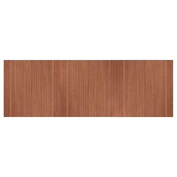 vidaXL Teppich Rechteckig Braun 100x300 cm Bambus 376812 günstig online kaufen
