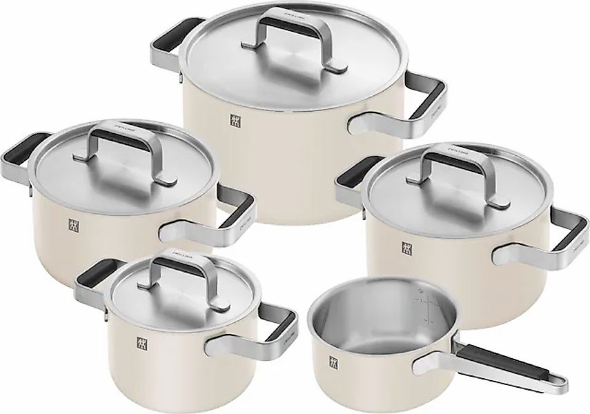 Zwilling Topf-Set »Pure« Edelstahl 18/10 Set, 3 Kochtöpfe (16, 20 & 24 cm), günstig online kaufen