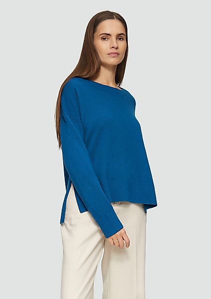 s.Oliver Longpullover Strickpullover Strickpullover aus Kaschmirmix günstig online kaufen