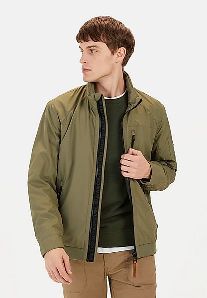 camel active Blouson mit Stehkragen Langarm Stehkragen Markenlogo günstig online kaufen