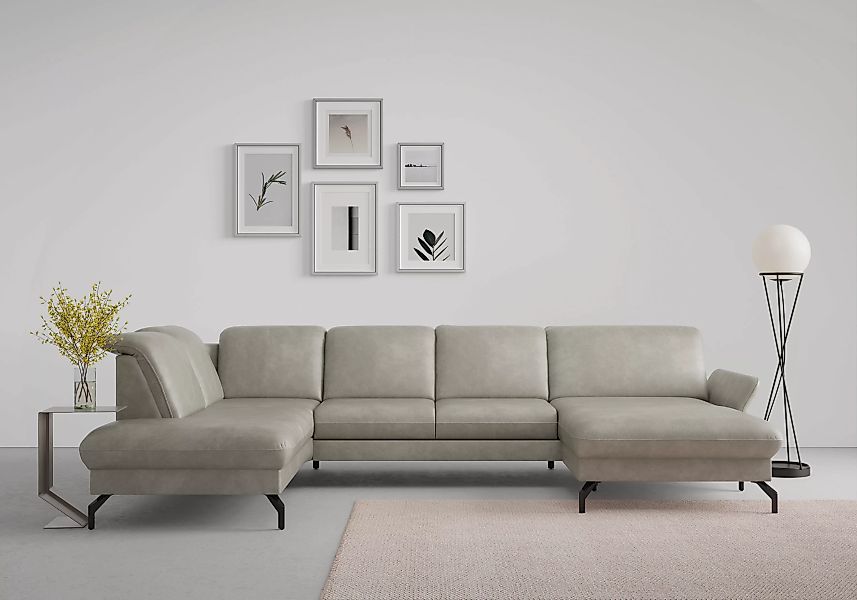 sit&more Wohnlandschaft "Fashion U-Form", wahlweise mit Kopfteilverstellung günstig online kaufen
