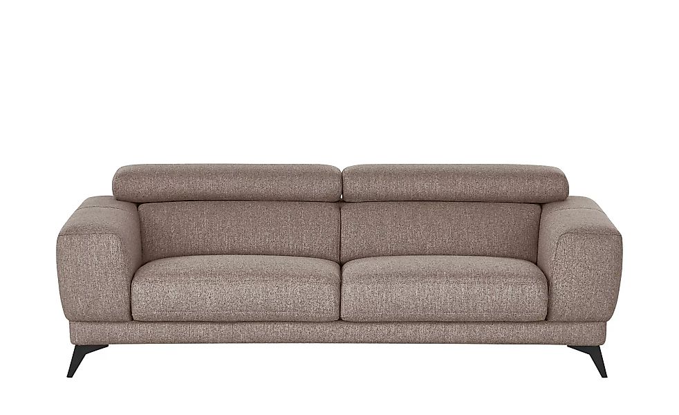 Sofa - beige - 222 cm - 76 cm - 106 cm - Polstermöbel > Sofas > 3-Sitzer - günstig online kaufen