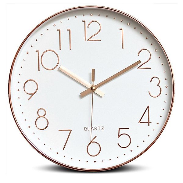 zggzerg Wanduhr 30cm Quartz Lautlos Wanduhr, günstig online kaufen
