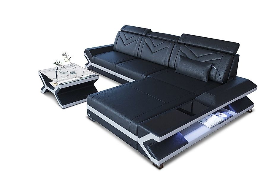 Sofa Dreams Ecksofa Ledercouch Ledersofa Napoli günstig online kaufen