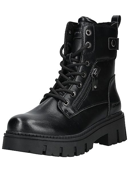 TOM TAILOR Stiefelette Lederimitat . Schnürstiefelette günstig online kaufen