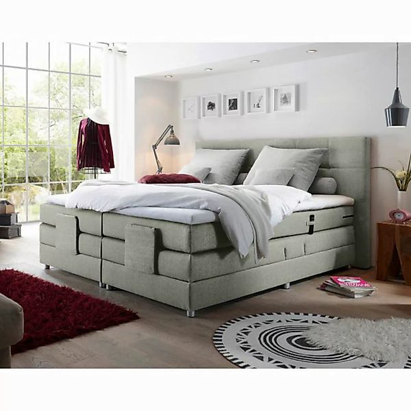 Lomadox Boxspringbett MANAUS-09, 180x200cm, H2-H3, elektrisch verstellbar, günstig online kaufen