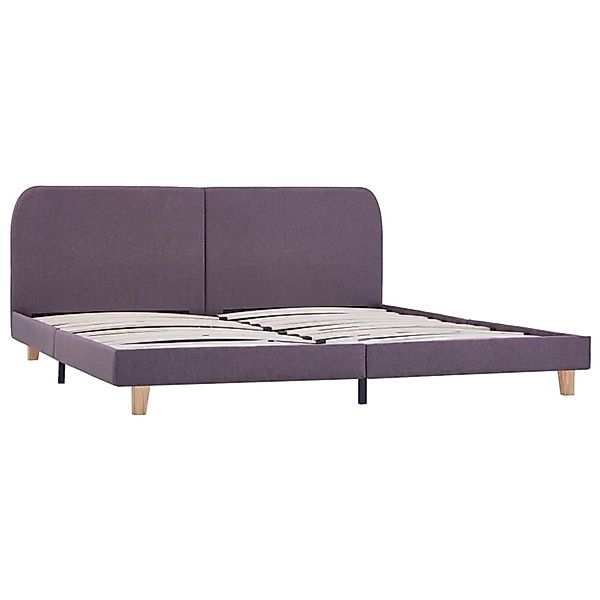 vidaXL Bettgestell Taupe Stoff 180x200 cm Modell 1615720 günstig online kaufen