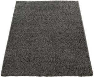 Paco Home Hochflor-Teppich "Sky 250" rechteckig 34 mm Höhe gewebt, Uni-Farb günstig online kaufen