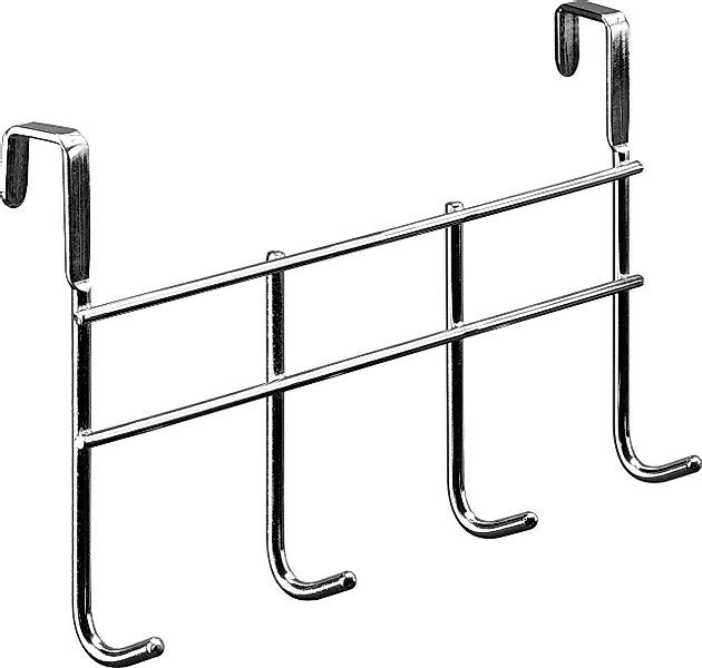 Hettich Garderobenleiste Hettich Türgarderobe 4 Haken günstig online kaufen