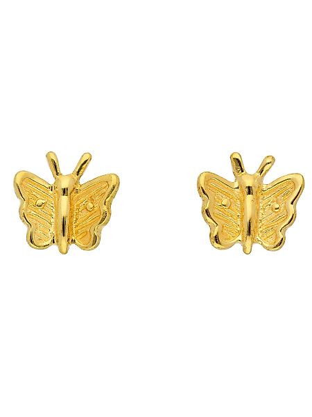 Adelia´s Paar Ohrhänger "1 Paar 333 Gold Ohrringe / Ohrstecker Schmetterlin günstig online kaufen