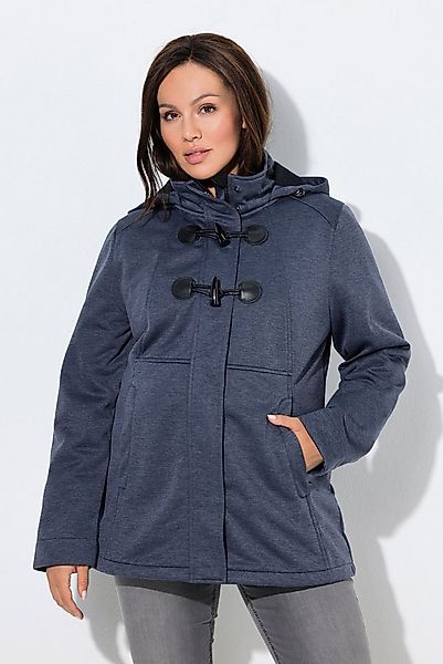 Ulla Popken Softshelljacke HYPRAR Softshelljacke Knebelknöpfe wasserabweise günstig online kaufen
