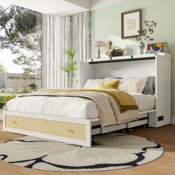 Flieks Schrankbett Umwandelbares Holzbett 140x200cm mit günstig online kaufen