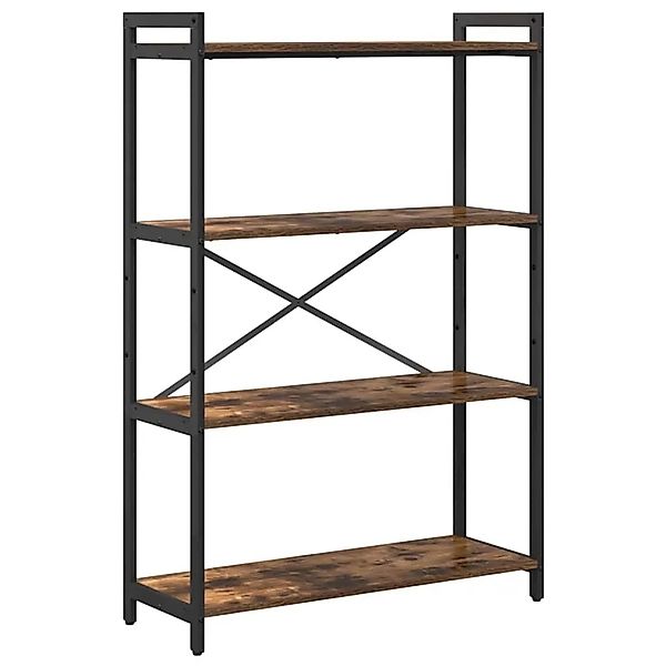 vidaXL Bücherregal Geräucherte Eiche 80 x 30 x 120 cm Holzwerkstoff 868421 günstig online kaufen