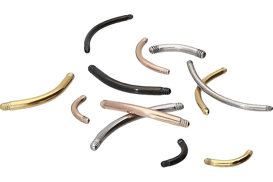 PIERCINGLINE Bauchnabelpiercing Chirurgenstahl Banane ohne Kugeln günstig online kaufen