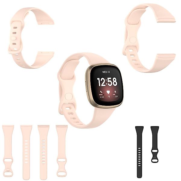 Wigento Smartwatch-Armband Für Fitbit Versa 4/Versa günstig online kaufen