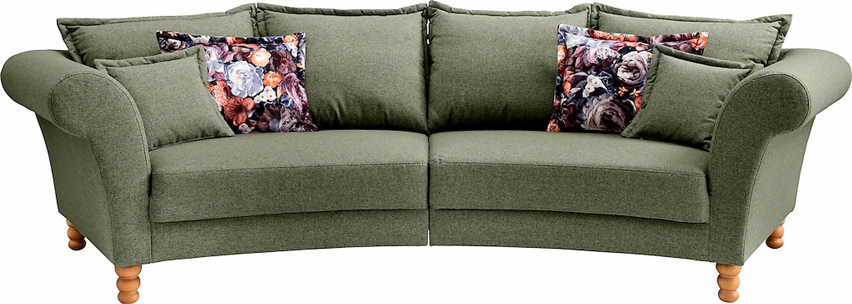 Home affaire Big-Sofa "Tassilo geschwungene Formensprache, bequem, Mega Sof günstig online kaufen