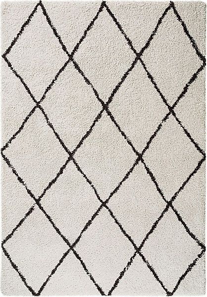 benuta Hochflor-Teppich Gobi, rechteckig, Höhe: 21 mm, Teppich Wohnzimmer, günstig online kaufen