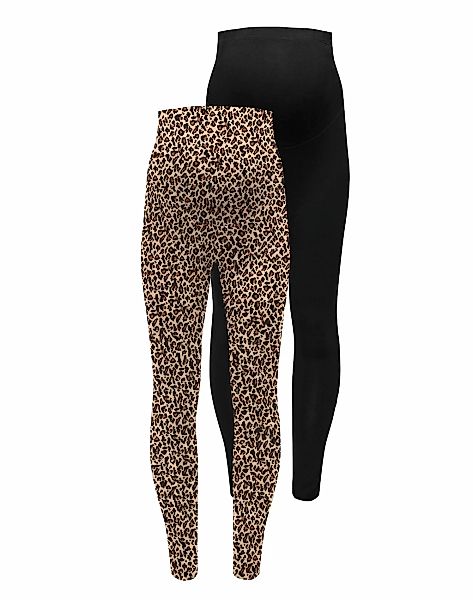 ONLY MATERNITY Umstandsleggings "OLMLOVELY NEW LEGGING 2PCK AOP JRS NOOS", günstig online kaufen