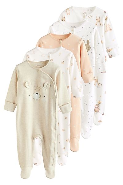 Next Schlafoverall Schlafanzüge mit Bärenmotiven, 5er-Pack günstig online kaufen