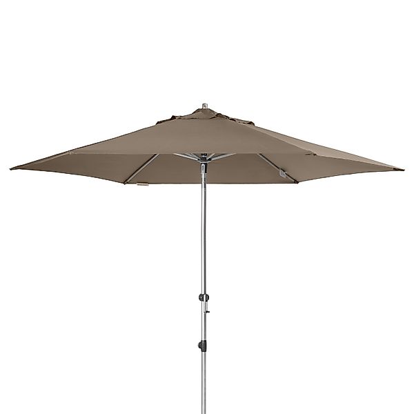 Doppler Marktschirm Expert Ø 306 cm Greige mit Knickfunktion günstig online kaufen