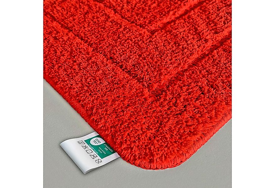 Karat Badematte Atlantis, Rutschhemmende Rückseite, Reckteckig, Polyester, günstig online kaufen