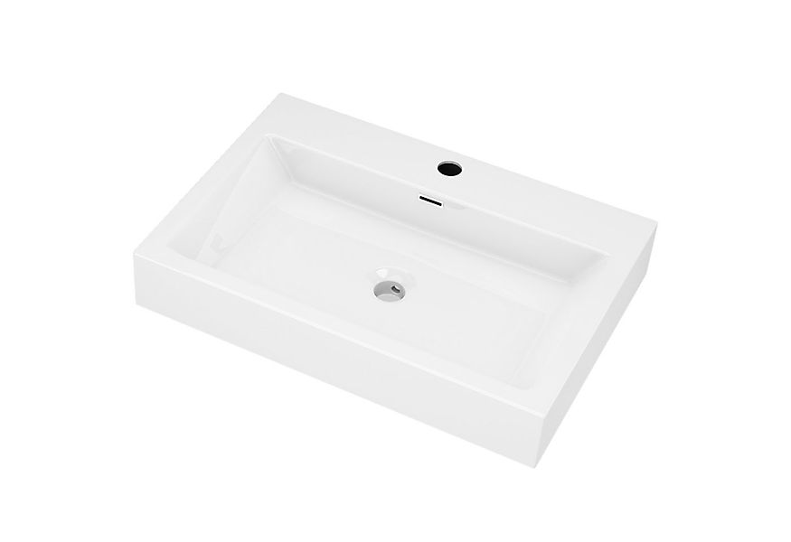 doporro Waschbecken Aufsatzwaschbecken Waschtisch aus Mineral mit Nano-Besc günstig online kaufen