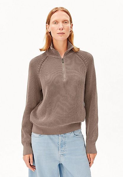 Armedangels Strickpullover TROYER VANISÉ Troyer mit Reißverschluss Loose Fi günstig online kaufen