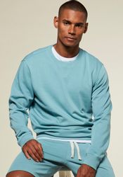 KangaROOS Sweatshirt "mit Rundhalsausschnitt" mit coolem Rippeinsatz am Aus günstig online kaufen