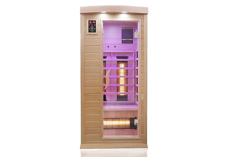 Dewello Infrarotkabine PIERSON 90 Wärmekabine, bis zu 1 Personen, 3 Vollspe günstig online kaufen