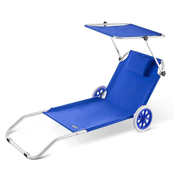 Casaria Gartenliege Kreta, Sonnenliege klappbar Strandliege günstig online kaufen