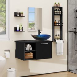Puluomis Badmöbel-Set Puluomis Badmöbel Set mit günstig online kaufen