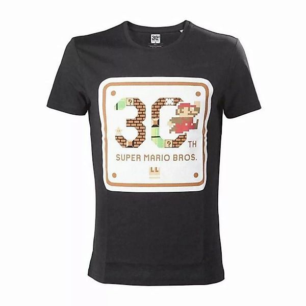 Super Mario Print-Shirt Super Mario T-Shirt 30 Jahre Jubiläum Geburtstag, S günstig online kaufen