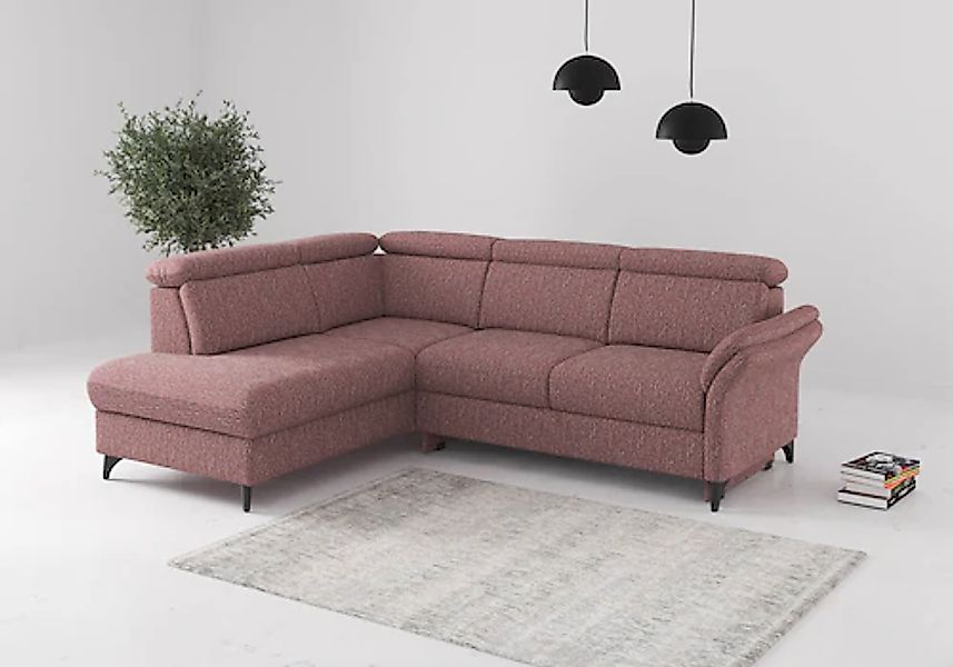 sit&more Ecksofa »Glendale« inkl. Kopfteilverstellung,wahlweise mit Vorzieh günstig online kaufen
