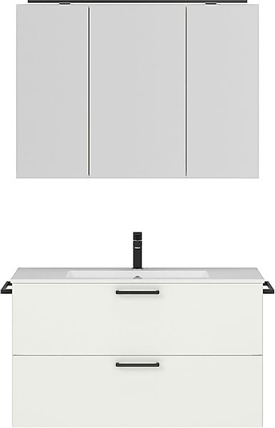 nobilia® Badmöbel-Set »Tolvina« vormontiert, mit Soft-Close, 2 Stk. tlg. in günstig online kaufen