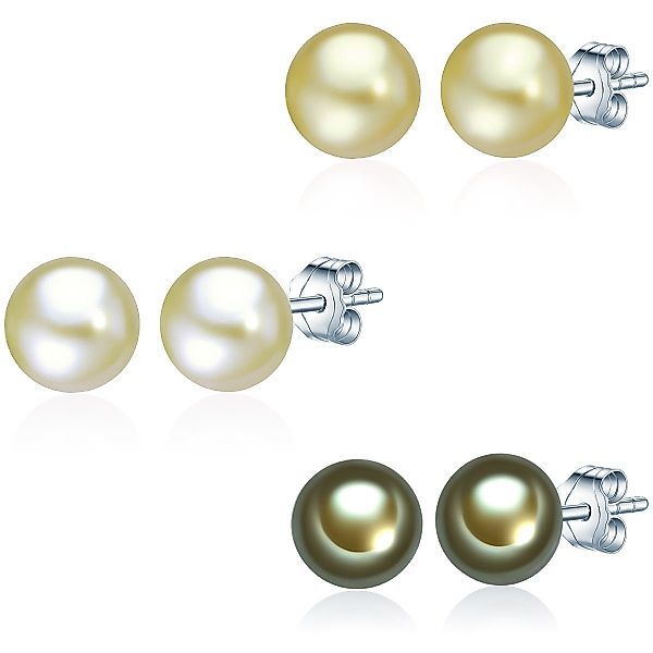Valero Pearls Perlenohrringe silber, aus Süßwasser-Zuchtperlen günstig online kaufen