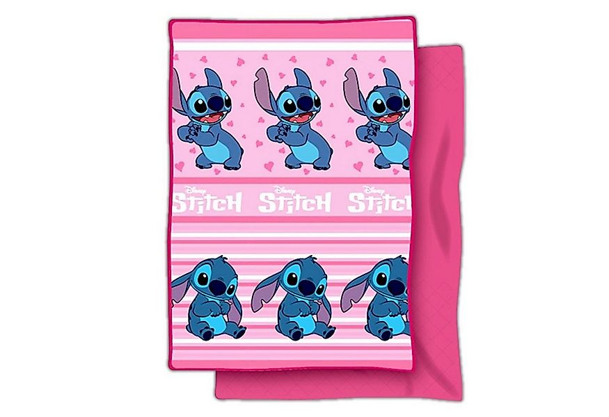 Wohndecke Tagesdecke Wohndecke Tagesdecke Steppdecke 250x150 cm, Lilo & Sti günstig online kaufen