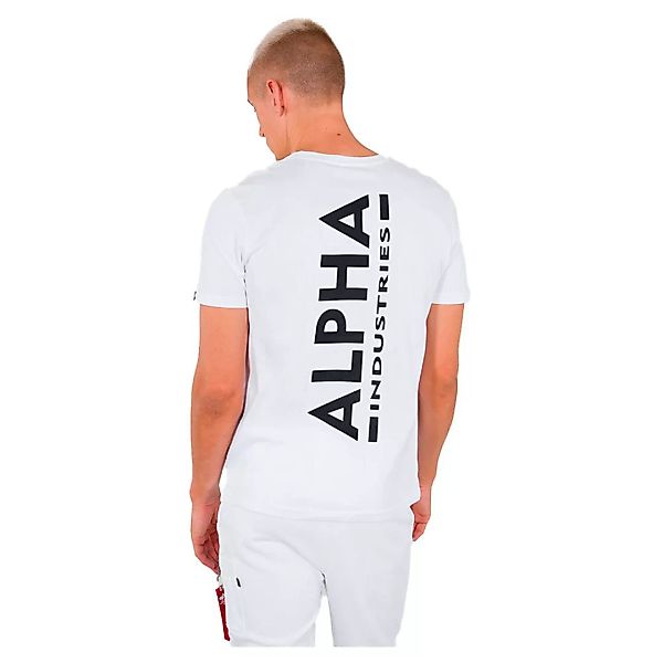Alpha Industries Backprint Kurzärmeliges T-shirt 3XL White günstig online kaufen