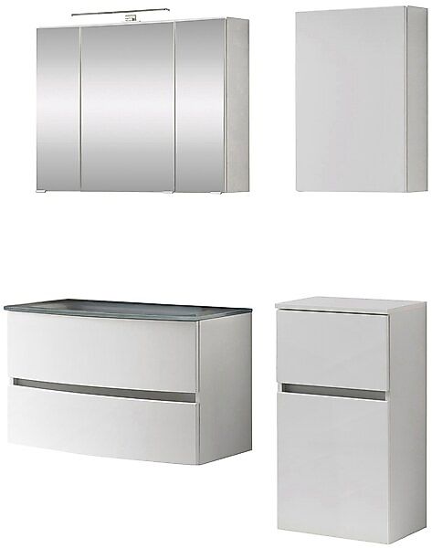 welltime Badezimmer-Set »Kaunas« Set, 4 Stk. tlg. günstig online kaufen