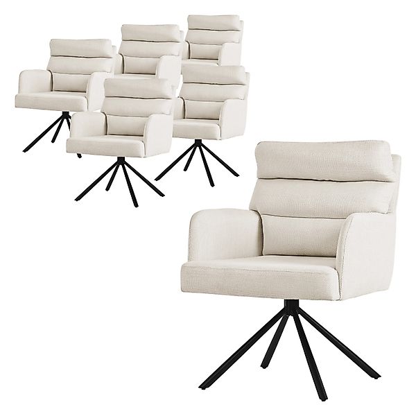 ML-DESIGN Polsterstuhl Esszimmerstühle mit Rücken- & Armlehne moderne Desig günstig online kaufen