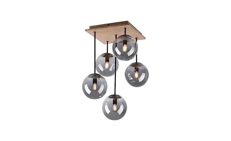 Paul Neuhaus Deckenleuchte   ¦ holzfarben ¦ Maße (cm): B: 37 H: 59,5 T: 37. günstig online kaufen
