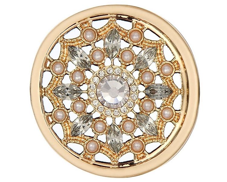 Morella Kette mit Anhänger Coinkette Halskette gold 70 cm für 33 mm Coins ( günstig online kaufen